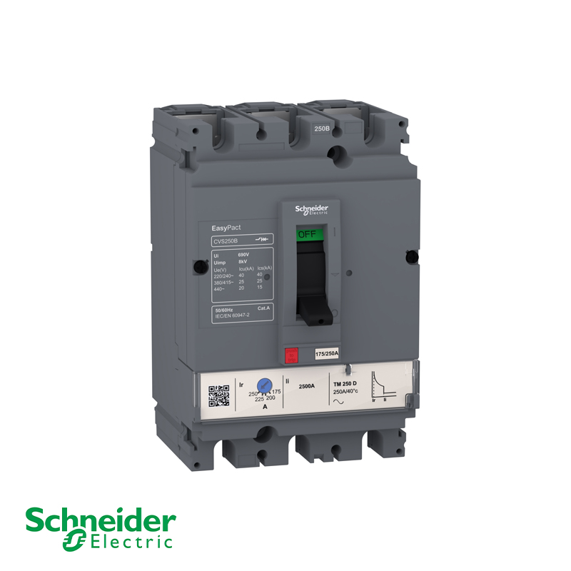 Schneider EasyPact CVS Molded-case circuit breakers