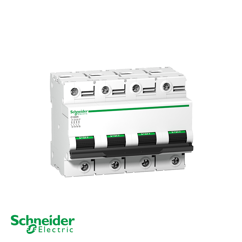 Schneider C120H Miniature Circuit Breaker MCB-1