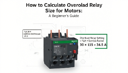 Calculate Overload Relay Size for Motors
