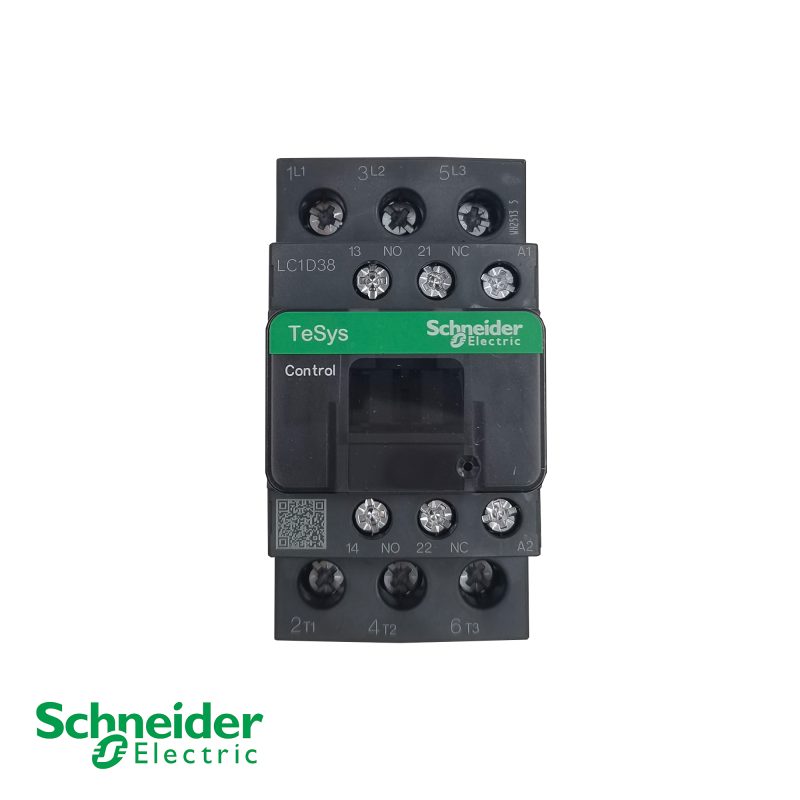 Schneider Electric LC1D38M7C TeSys D Contactor – 38A, 3‑Pole, 18.5kW @ 400V (AC‑3)