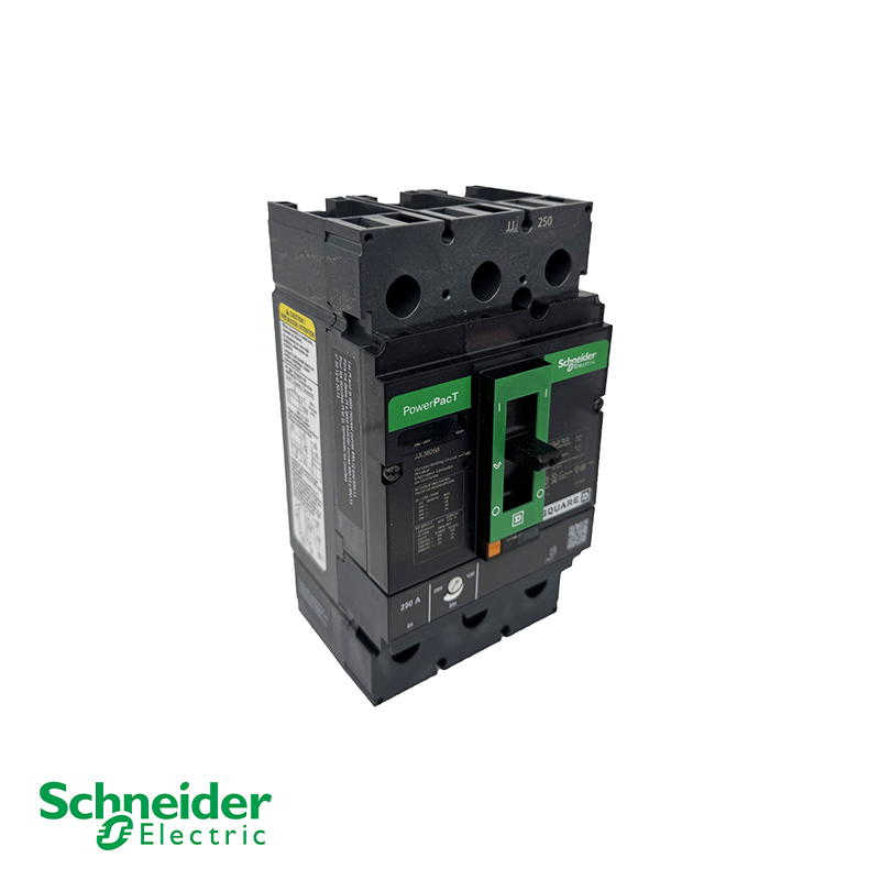 JGA36250 PowerPacT J Thermal-Magnetic Circuit Breaker 250 A 3-Pole 600 VAC 14 kA