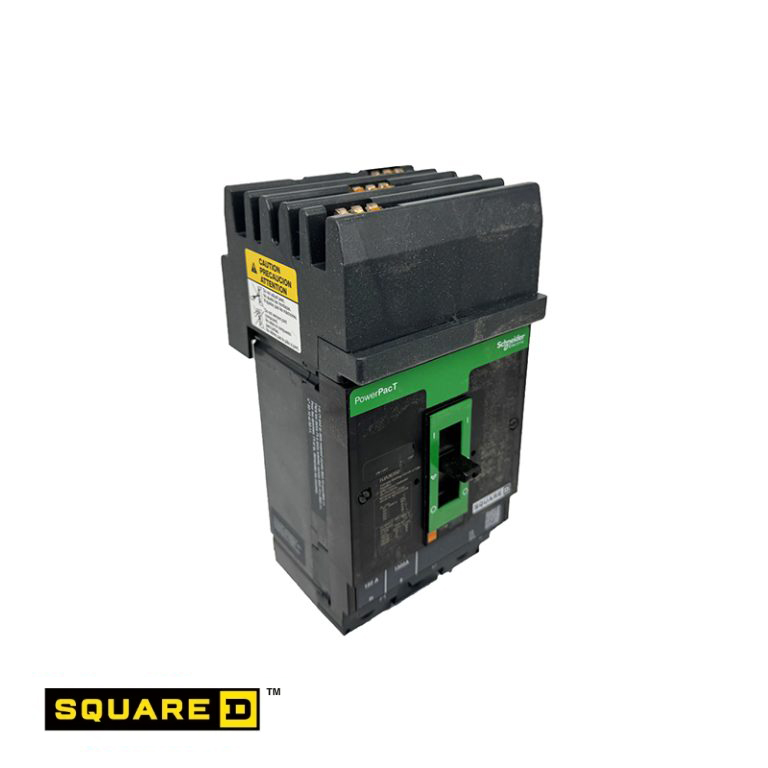 HJA36150 PowerPacT J 3-Pole 150 A Thermal-Magnetic Circuit Breaker, 600 VAC, 14 kA, Lugs