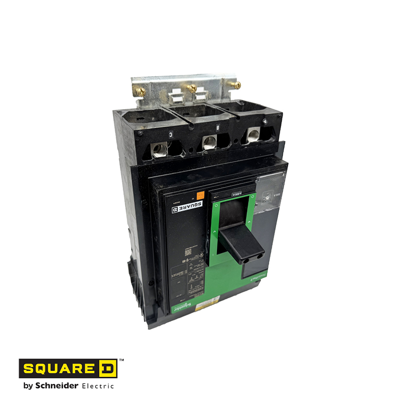 MGA36800 PowerPacT M Thermal-Magnetic Circuit Breaker 800 A 3-Pole 600 VAC 35 kA