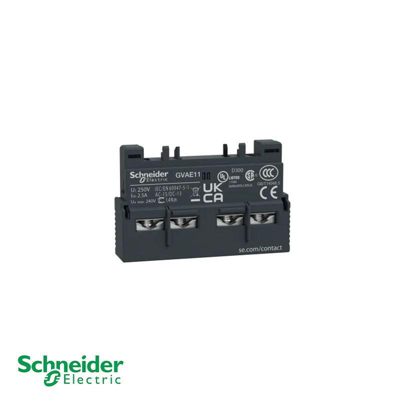 Schneider GVAE11 TeSys Deca Front Mount Auxiliary Contact Block