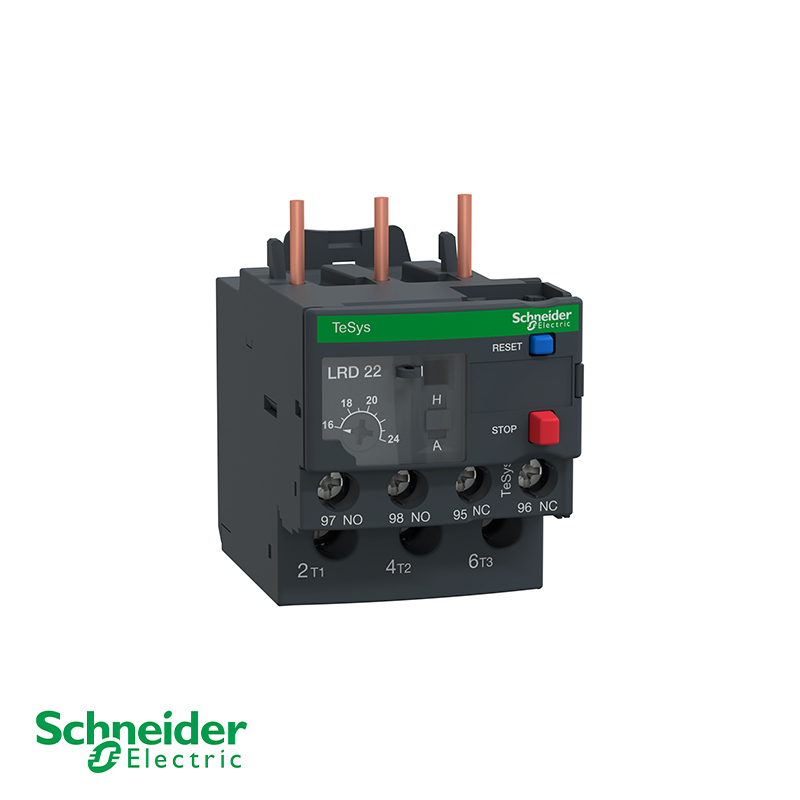 Schneider LRD22 жылулық шамадан тыс жүктеме релесі 16–24A