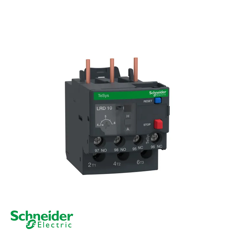 Schneider LRD10 Thermal Overload Relay 4–6A Screw Clamp Terminals