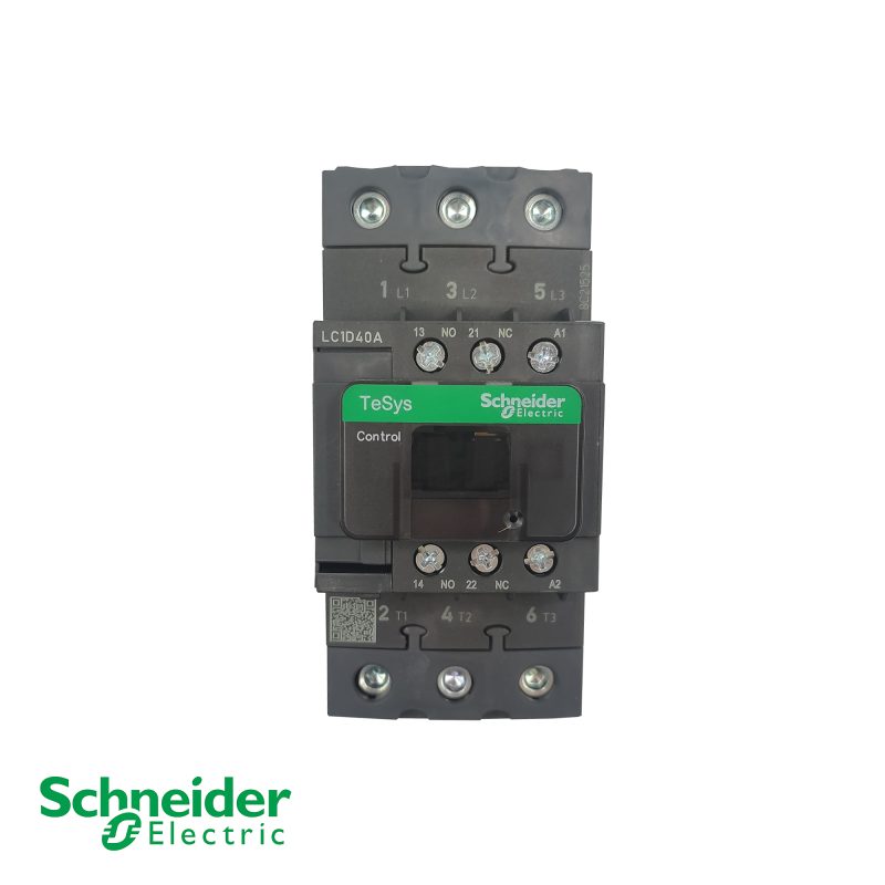 Schneider Electric LC1D40AM7C TeSys D Contactor – 40A, 3‑Pole, 18.5kW @ 400V (AC‑3)