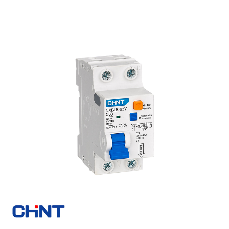 CHINT NXBLE-63Y 1P+N C16 0.03A 4.5kA Residual Current Circuit Breaker (RCBO)