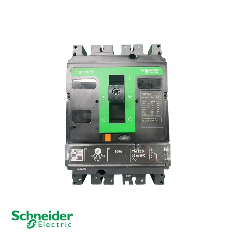 Schneider Compact NSX100F C10F32M100 3P 100A Circuit Breaker