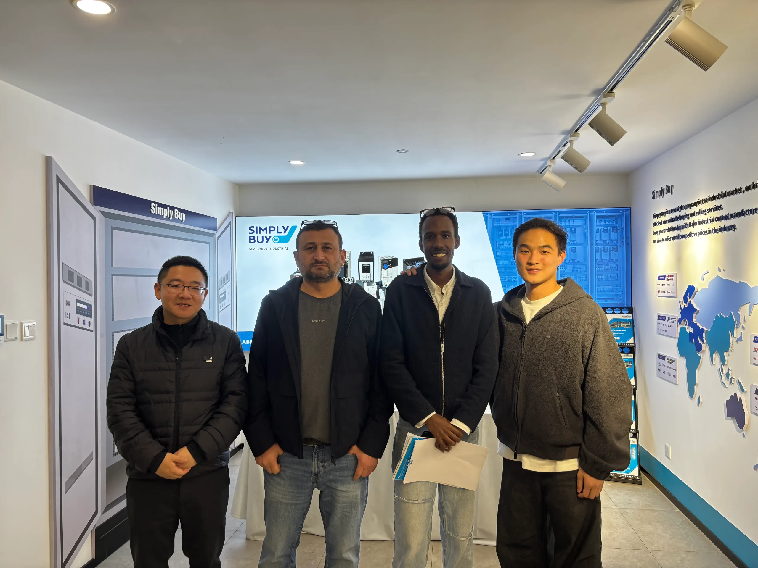 Clients visiting SimplyBuy showroom