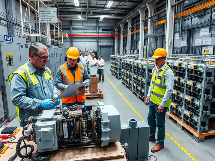 Mass production and quality inspection of RCCB units at a specialized manufacturer facility