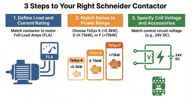 How to Select the Right Schneider Electric Contactors 