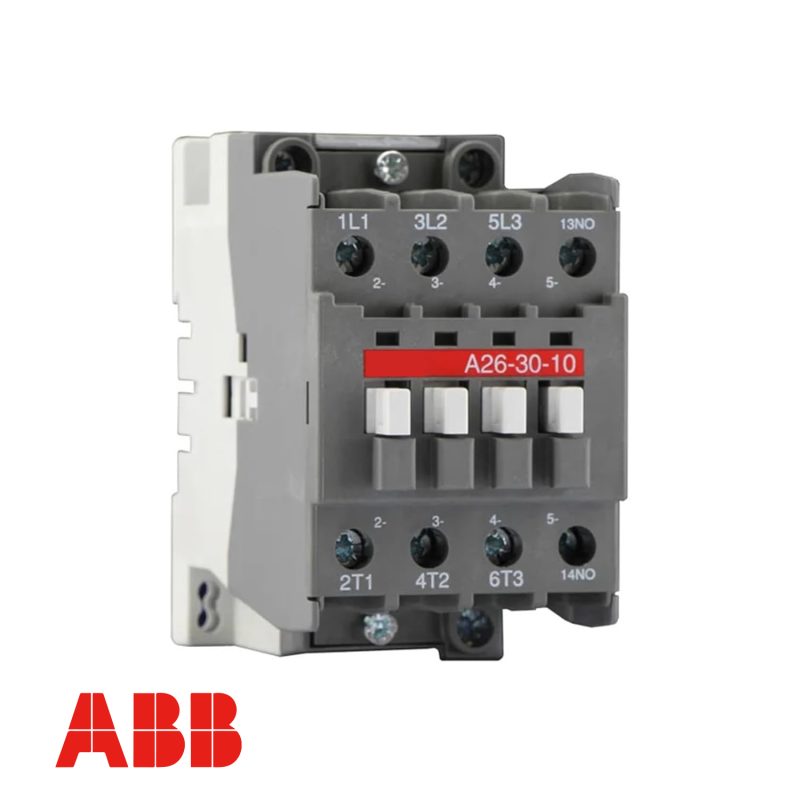 ABB A26-30-10 26A 3-poliger Schütz 230V AC Spule (1NO Hilfsschalter)