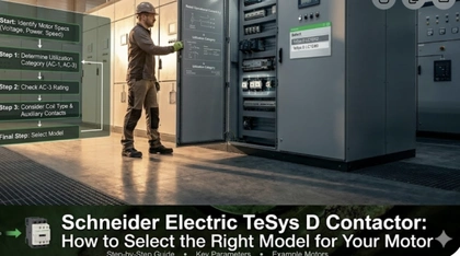Schneider Electric TeSys D Contactor: How to Select the Right Model for Your Motor banner