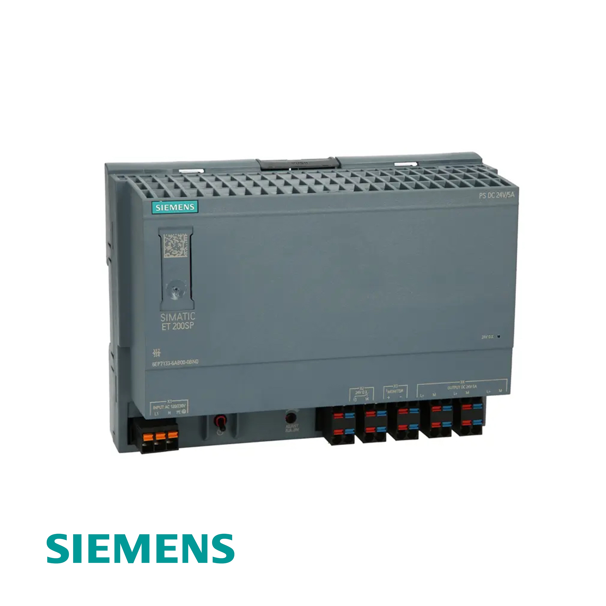 Siemens SIMATIC ET 200SP PS 6EP7133-6AB00-0BN0 Power Supply 24V DC 5A 120/230V AC
