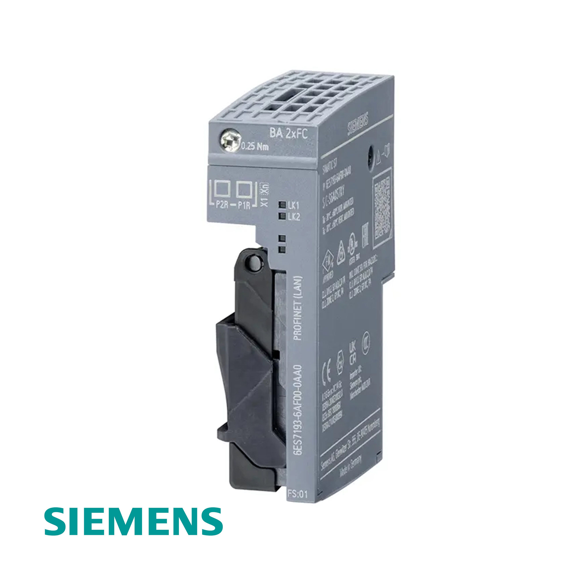 Siemens SIMATIC ET 200SP 6ES7193-6AF00-0AA0 BusAdapter BA 2xFC 2-Port FastConnect PROFINET Adapter