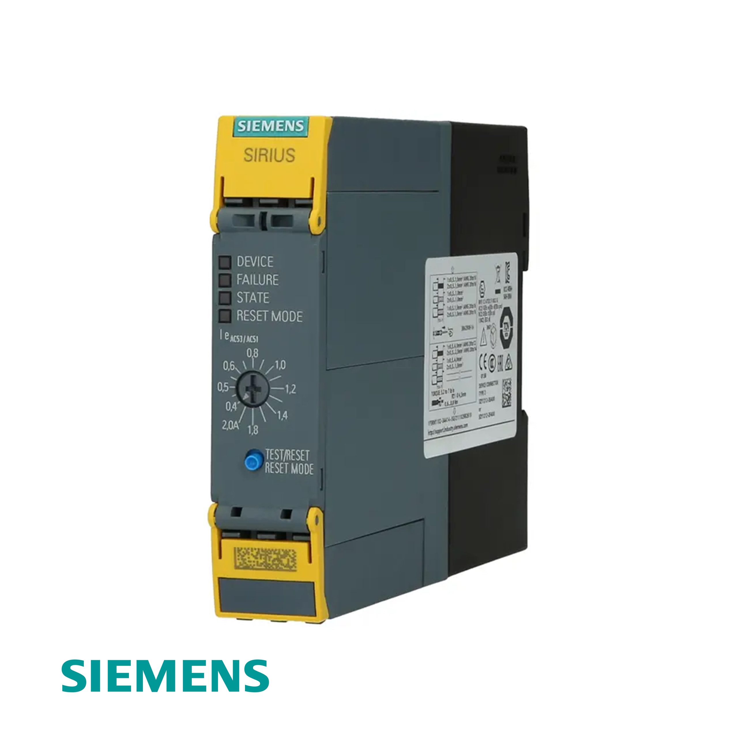 Siemens SIRIUS 3RM11 Series Fail-Safe Direct-On-Line Motor Starter 0.1-7A Up to 3kW 500V