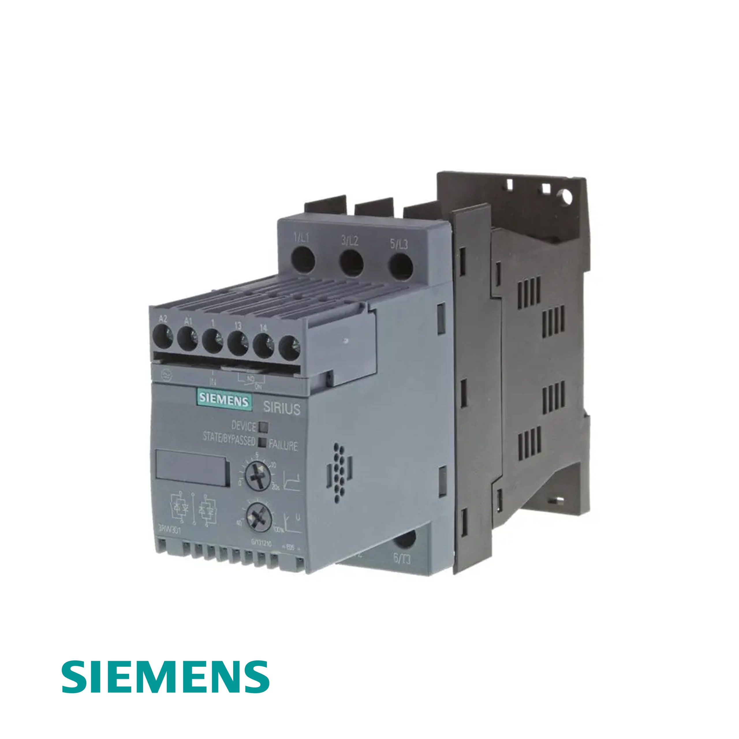 Siemens SIRIUS 3RW301 Series Soft Starter 3.6-17.6A 1.5-7.5kW 200-480V AC S00