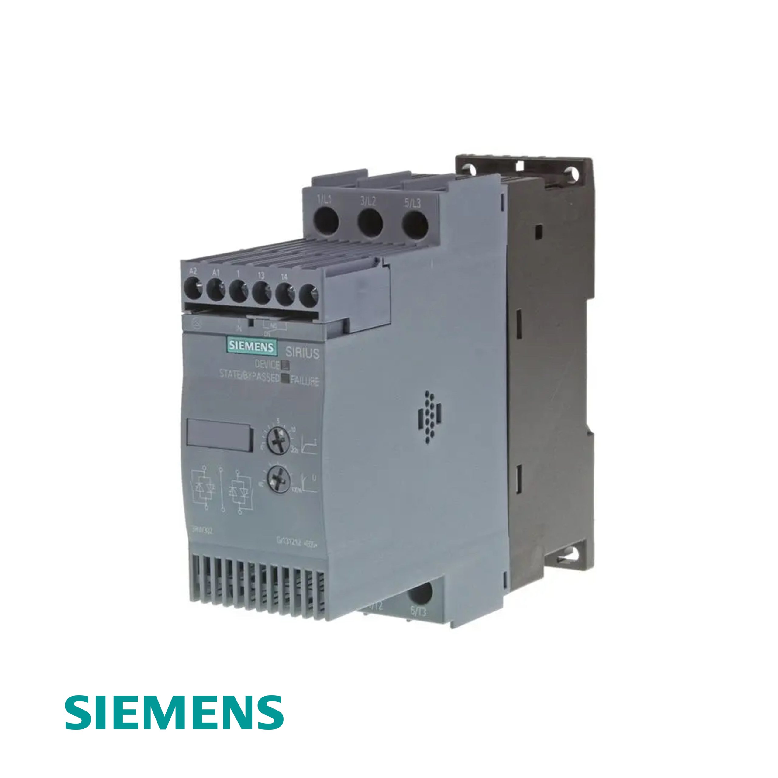 Siemens SIRIUS 3RW302 Series Soft Starter 25-38A 11-18.5kW 200-480V AC S0