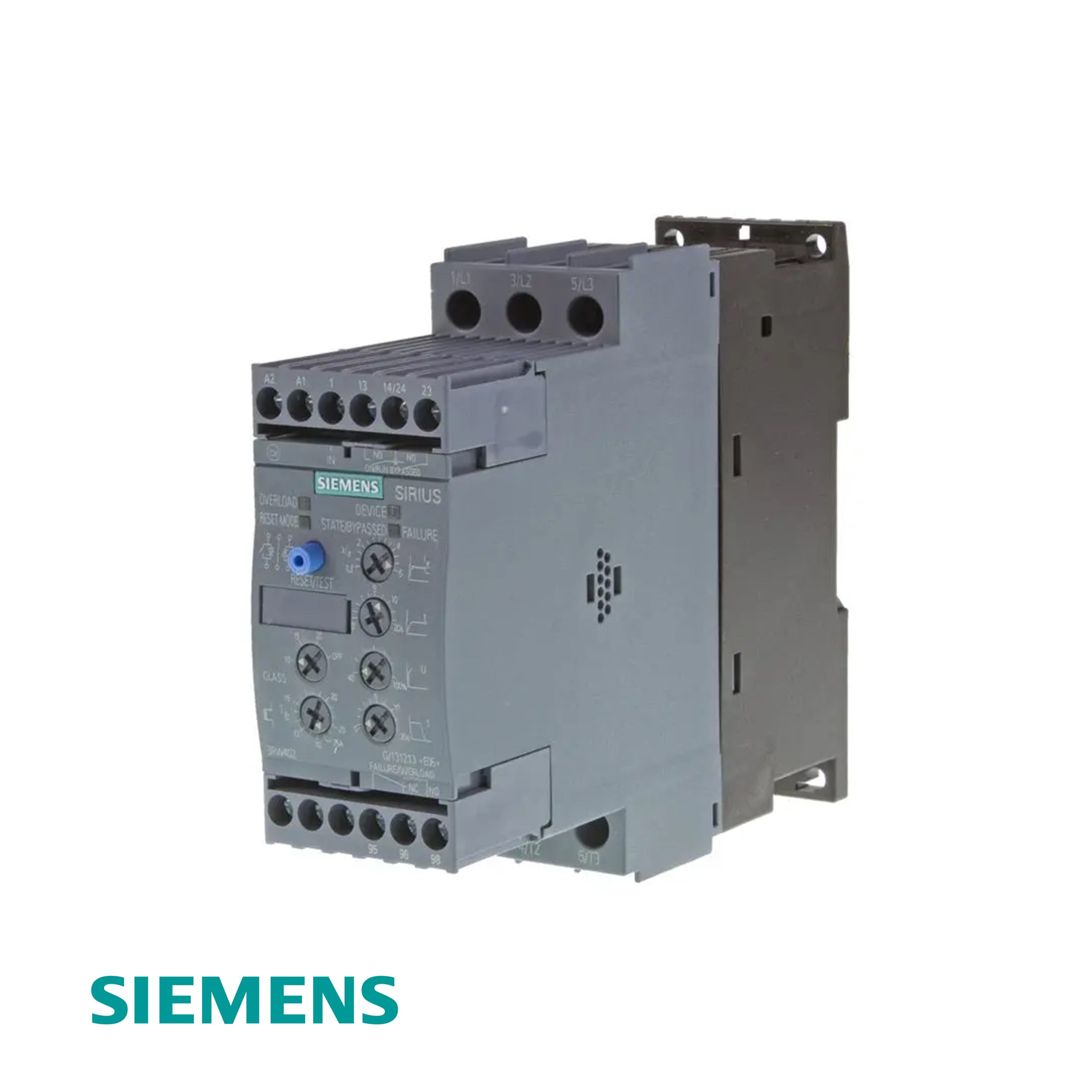 Siemens SIRIUS 3RW402 Series Soft Starter 12.5-38A 5.5-18.5kW 200-600V AC S0