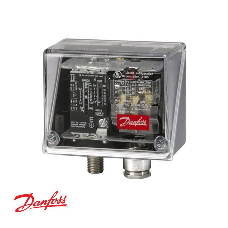 Danfoss 060-538666 KP35 Adjustable Pressure Switch