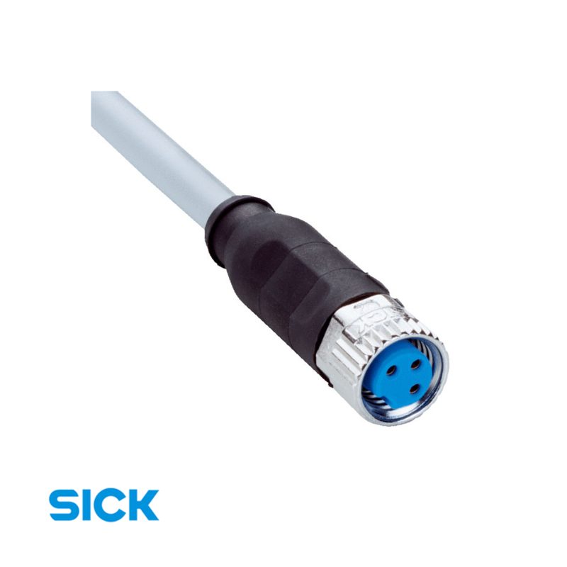 SICK 2095885 YF8U13-100VA1XLEAX M8 3-Pin Female Straight to Flying Leads 10m Sensor Cable