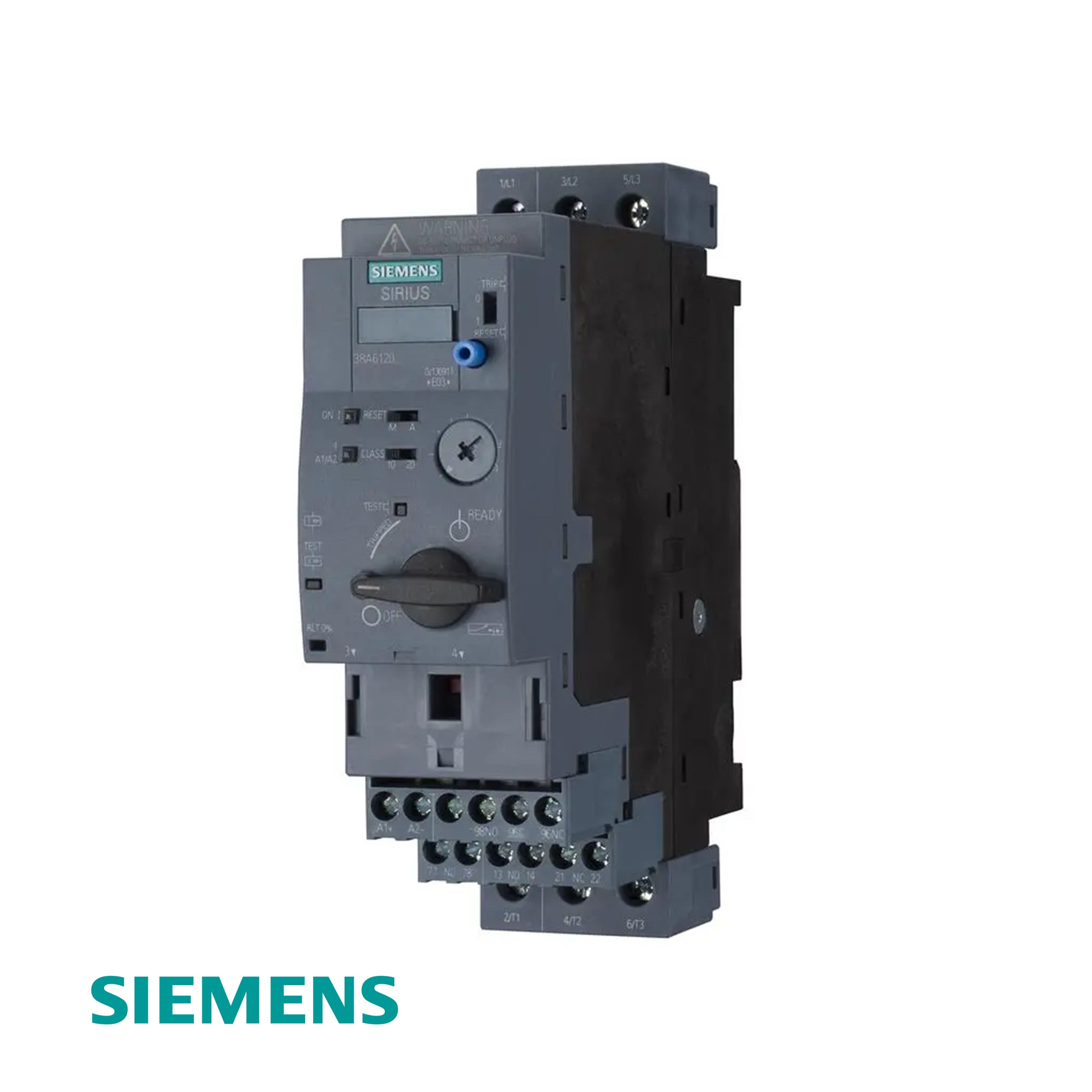Siemens SIRIUS 3RA6120-1BP32 Compact DOL Motor Starter 0.32-1.25A 110-240V AC/DC 690V