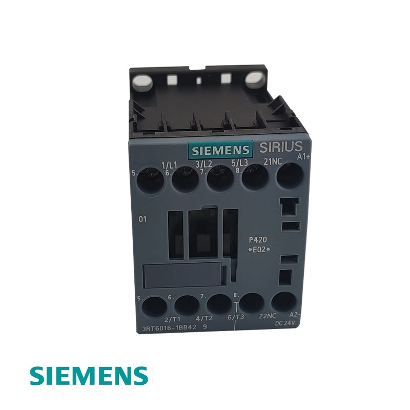 Siemens 3RT6016‑1BB42 SIRIUS Power Contactor – 9A, 3‑Pole, 4kW @ 400V (AC‑3)