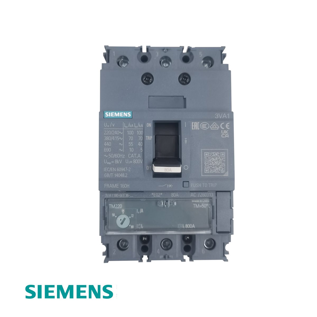 Siemens SENTRON 3VA1180