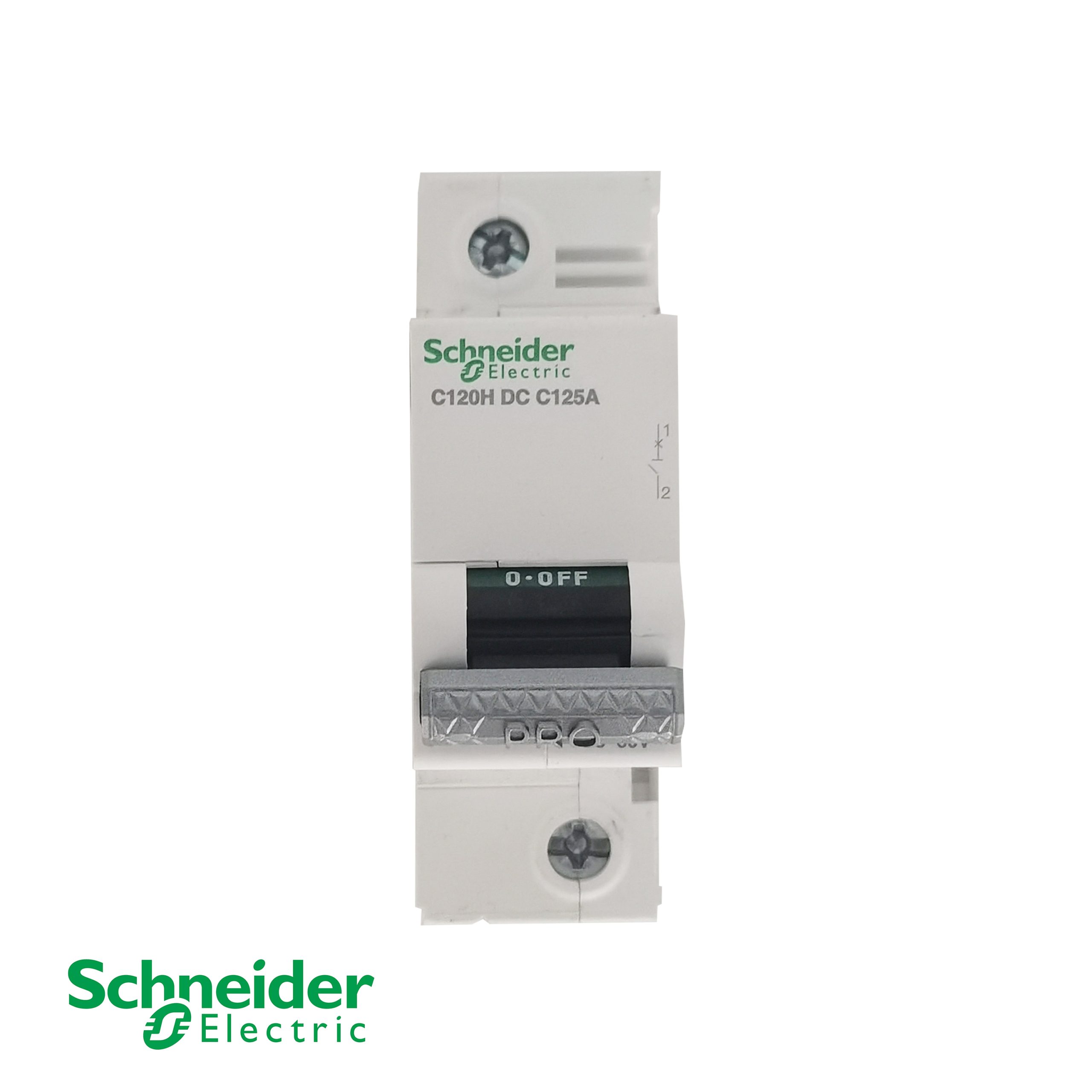 Interruttore automatico CC Schneider Electric A97HC192 A9 PRO C120H – 1P, 125A, 10kA, curva C, 80VDC
