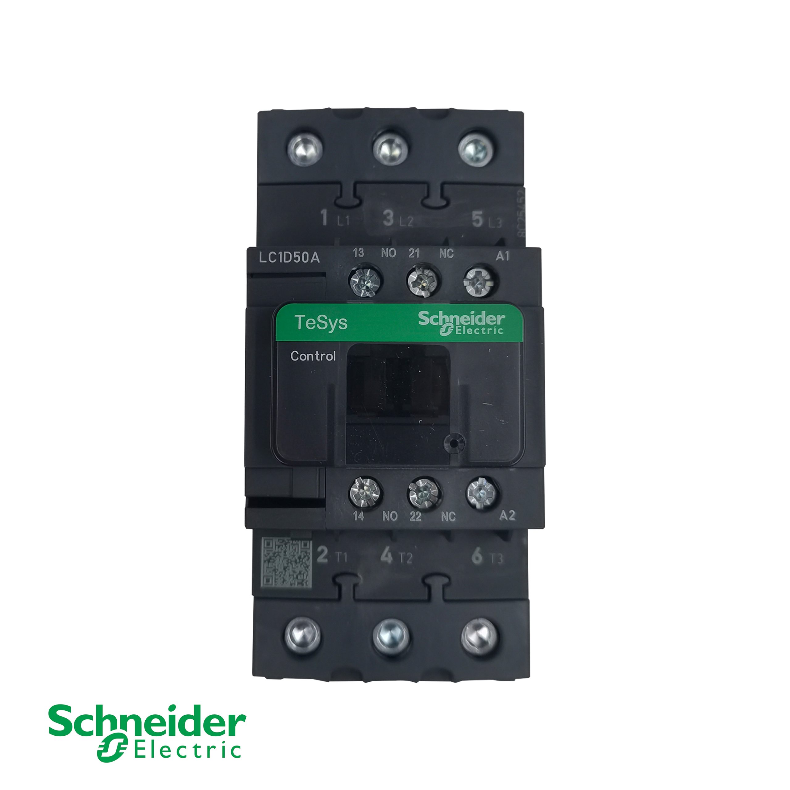 Контактор Schneider Electric LC1D50AM7C TeSys D – 50 А, 3-полюсный, 22 кВт при 400 В (AC-3)