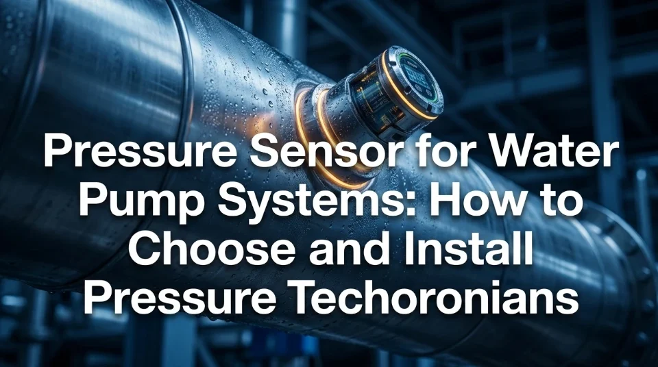 Pressure Sensor for Water Pump Systems: How to Choose and Install Pressure Techoronians