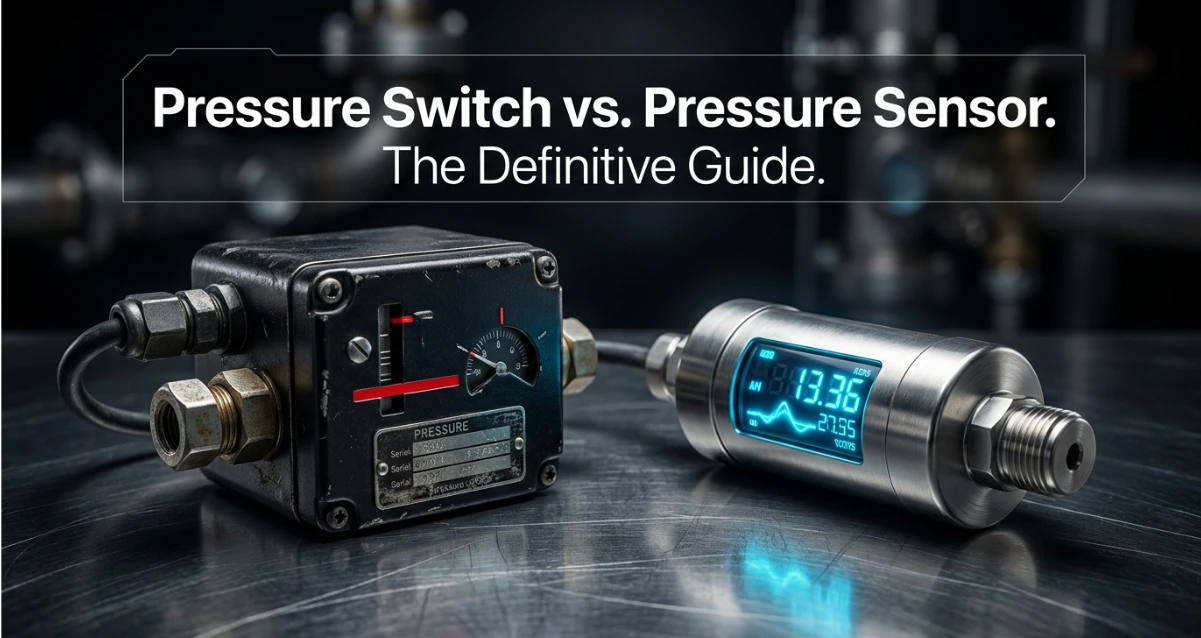 Pressure Switch vs. Pressure Sensor.
The Definitive Guide.
