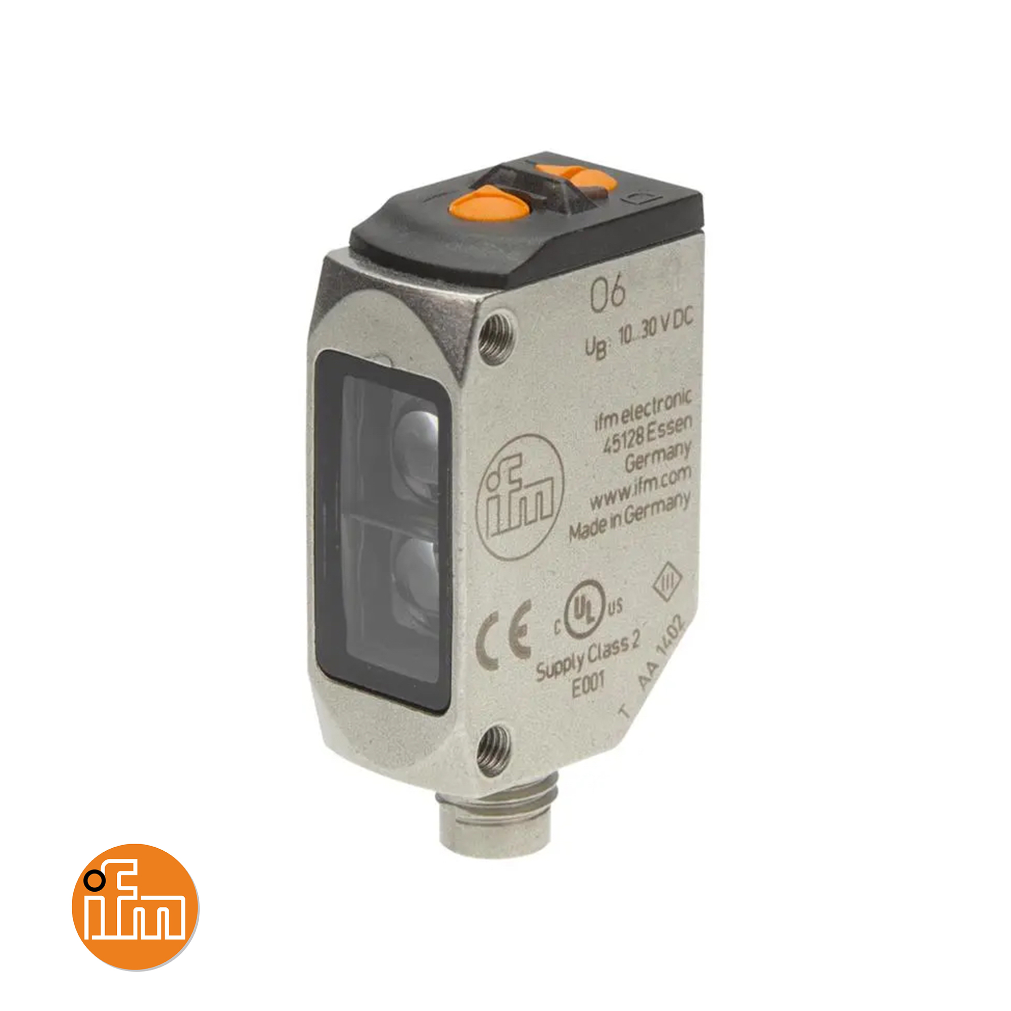 ifm electronic O6 O6H303 Diffuse Sensor with Background Suppression 2 to 200 mm PNP 10 to 30 V DC M8