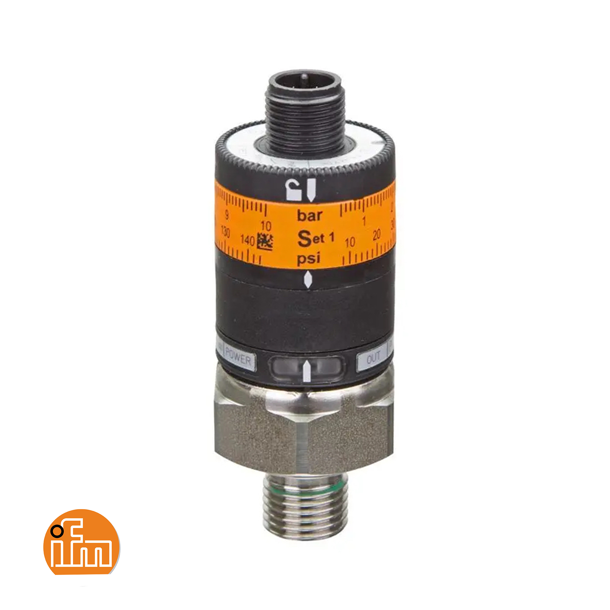 ifm electronic PN PN3594 Pressure Sensor −1 to 10 bar PNP Analog IO Link 18 to 30V DC G1/4