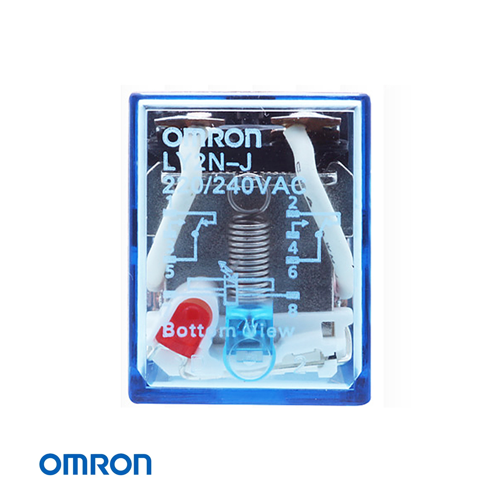 OMRON LY2N-J 110/120VAC 2PDT General Purpose Power Relay