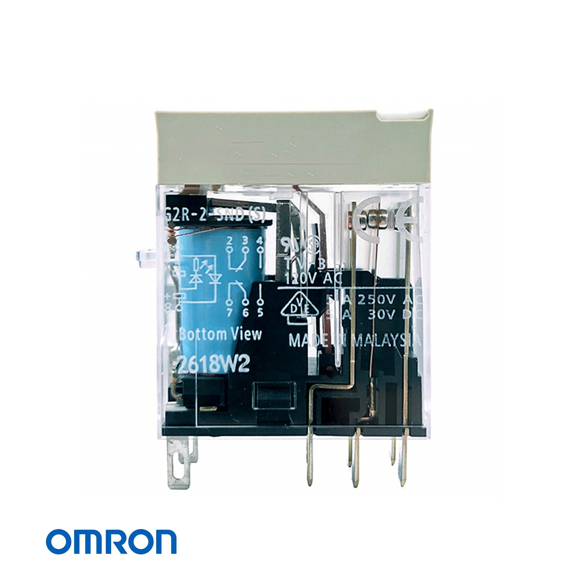 OMRON G2R-2-SN DC24 2PDT 5A General Purpose Relay