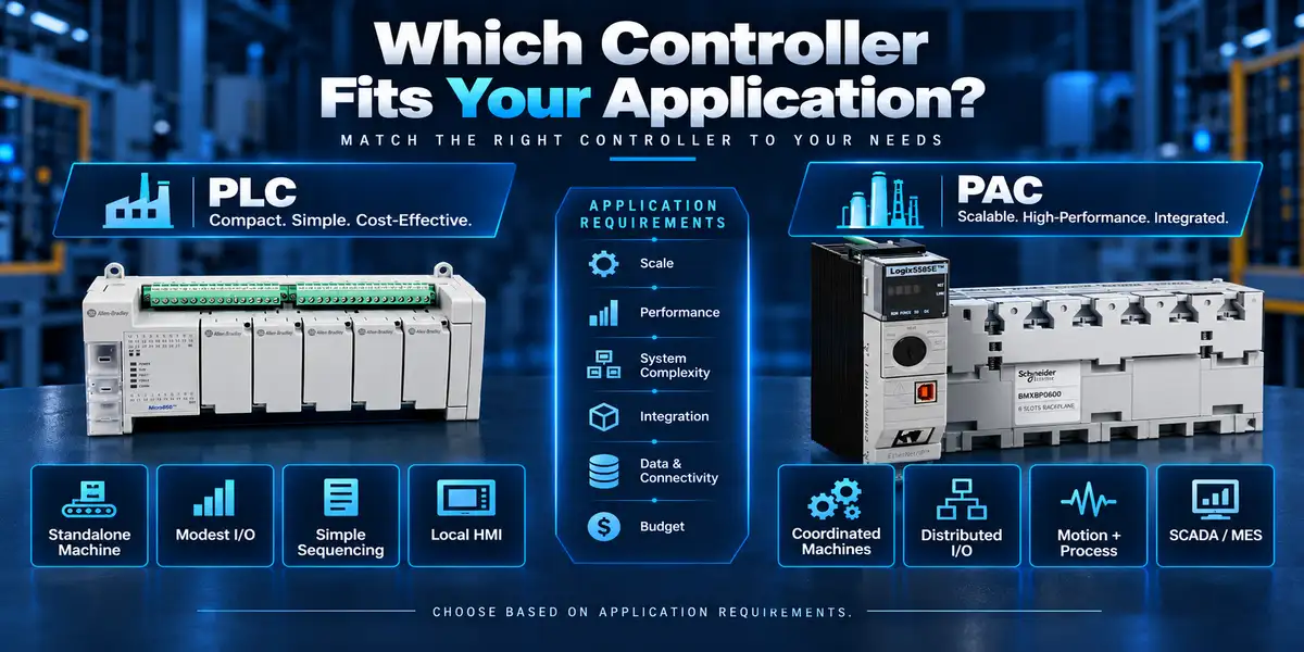 PLC vs PAC selection by application requirements