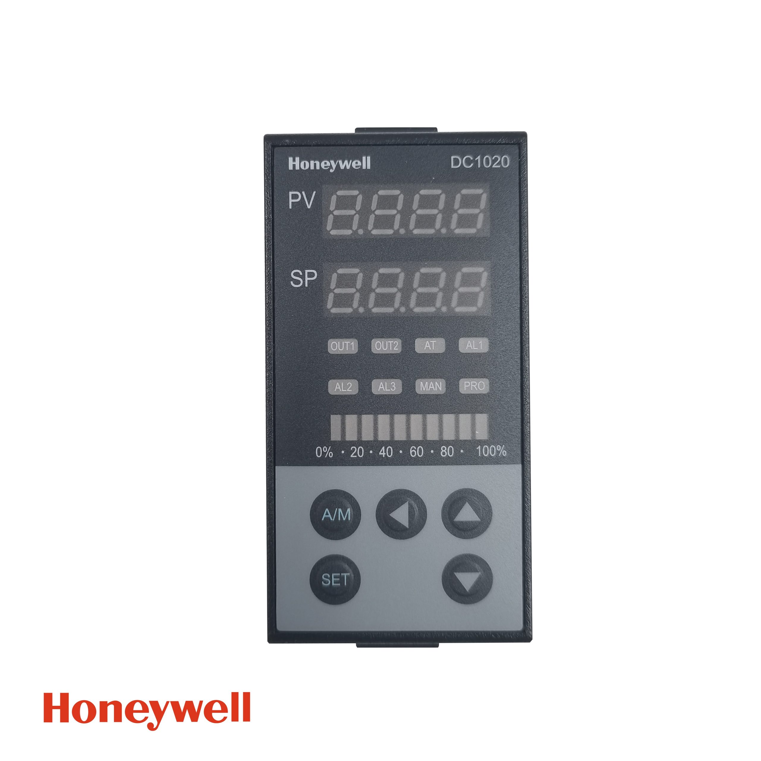 Honeywell DC1020CL-302000-E Contrôleur numérique – 48×96mm (1/8 DIN), Contrôle PID, Entrée universelle