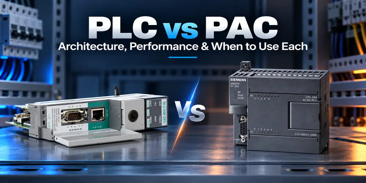 PLC vs PAC architecture and performance comparison