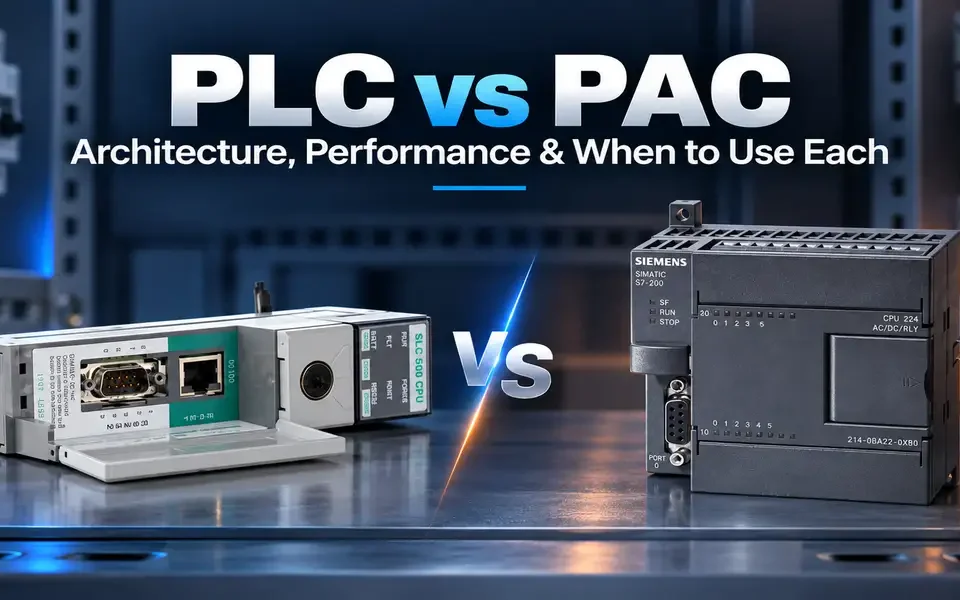 PLC vs PAC architecture and performance comparison