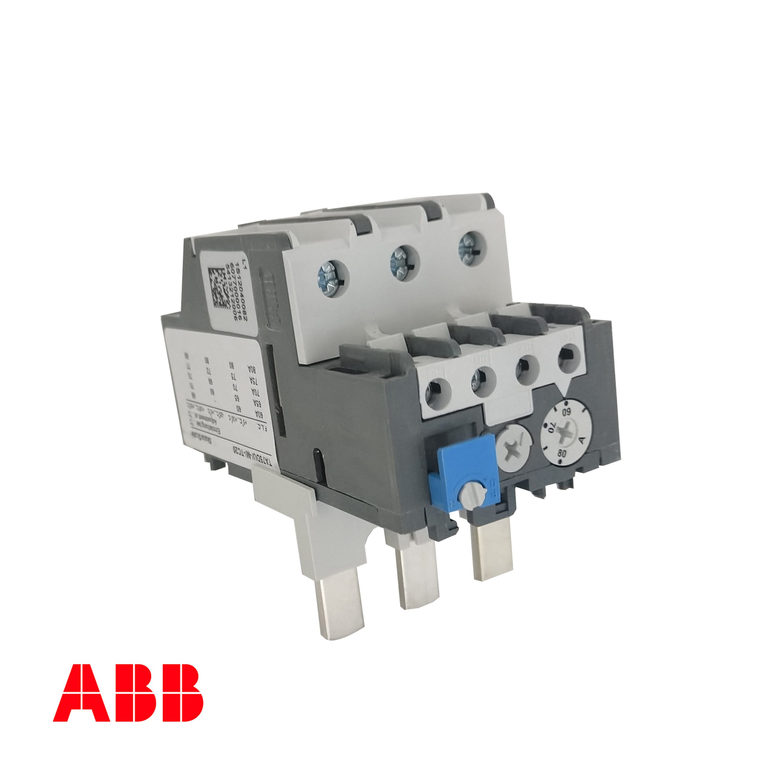 ABB TA75DU-80M Thermal Overload Relay – 60…80A, 3‑Pole, Class 10A, for AX50‑AX80 Contactors