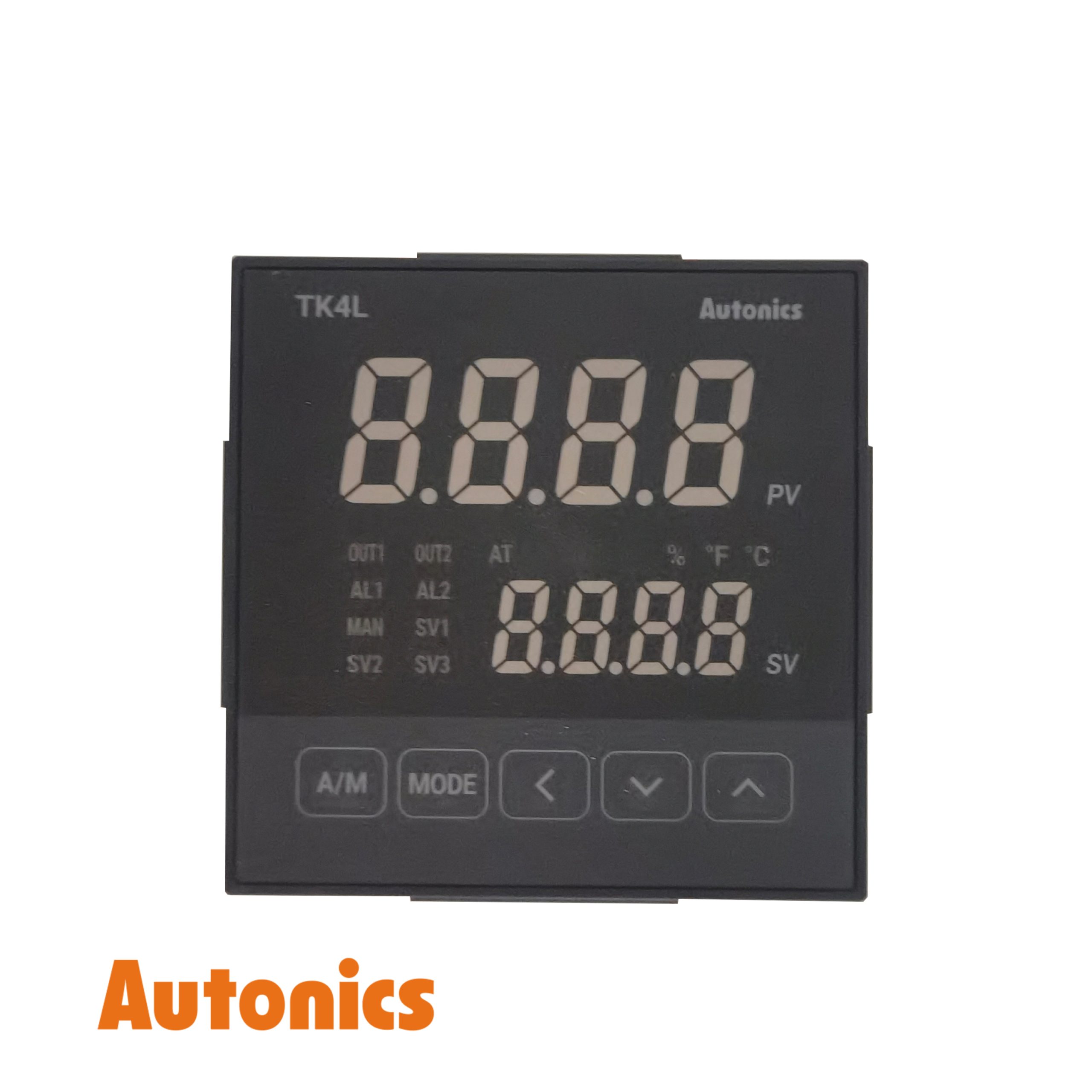 Autonics TK4L‑14RN Высокопроизводительный ПИД-регулятор температуры – 96×96 мм, релейный выход, 100–240 В переменного тока, IP65