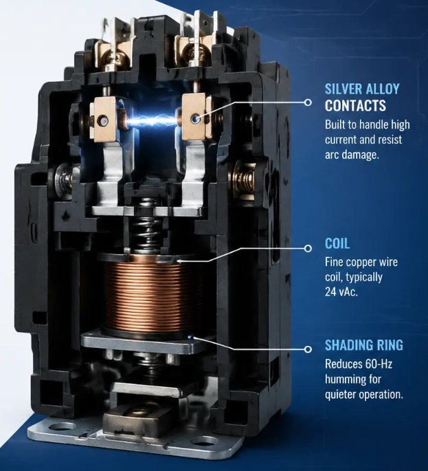 Multi-brand contactor and replacement contact kit overview